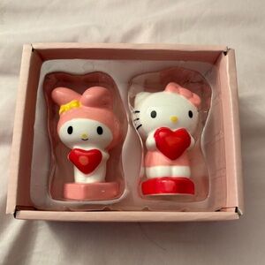 Sanrio Hello Kitty and My Melody Salt and Pepper Shakers